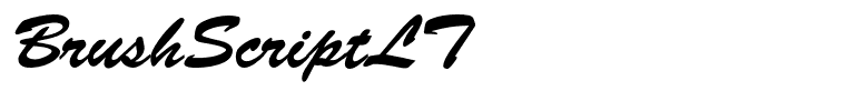 BrushScriptLT