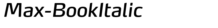 Max-BookItalic