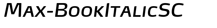 Max-BookItalicSC