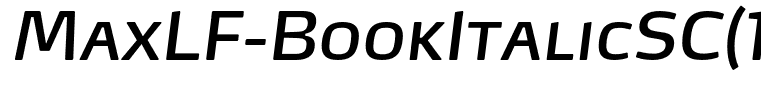 MaxLF-BookItalicSC(1)