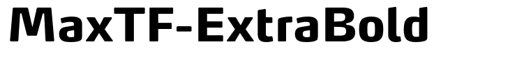MaxTF-ExtraBold