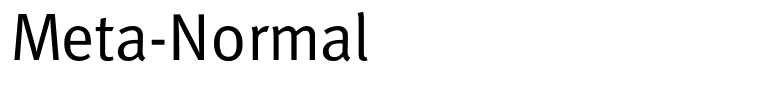 Meta-Normal