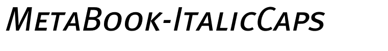 MetaBook-ItalicCaps