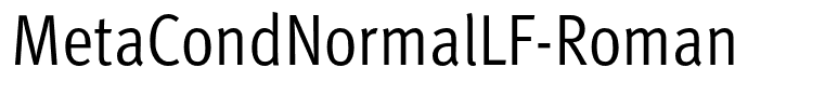 MetaCondNormalLF-Roman
