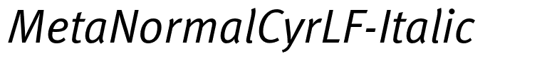 MetaNormalCyrLF-Italic