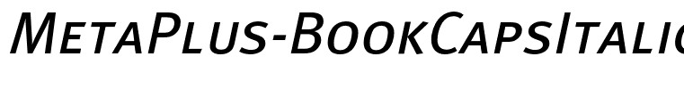 MetaPlus-BookCapsItalic