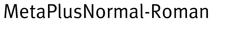 MetaPlusNormal-Roman