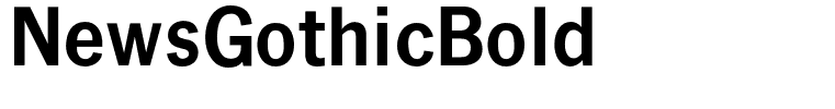 NewsGothicBold