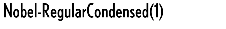 Nobel-RegularCondensed(1)
