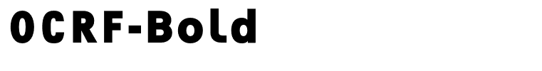OCRF-Bold
