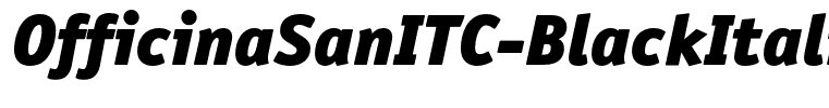 OfficinaSanITC-BlackItalic