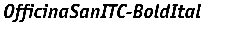OfficinaSanITC-BoldItal