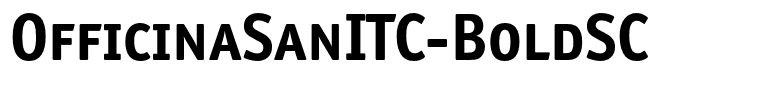 OfficinaSanITC-BoldSC