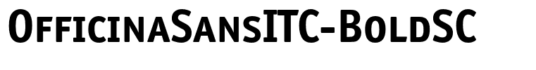 OfficinaSansITC-BoldSC