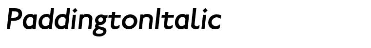 PaddingtonItalic