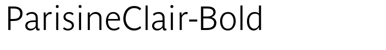 ParisineClair-Bold