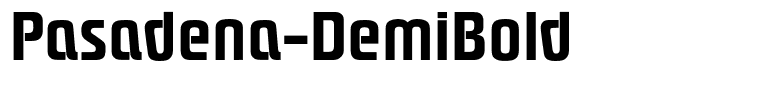 Pasadena-DemiBold