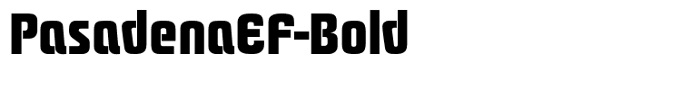 PasadenaEF-Bold