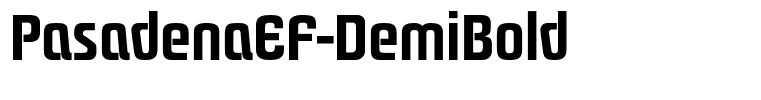 PasadenaEF-DemiBold