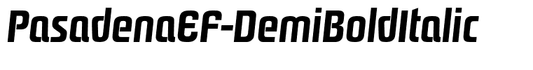 PasadenaEF-DemiBoldItalic
