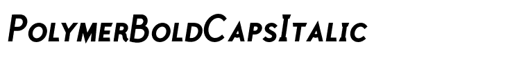 PolymerBoldCapsItalic