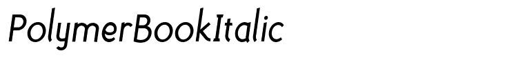 PolymerBookItalic