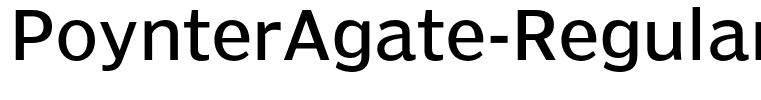 PoynterAgate-RegularOne