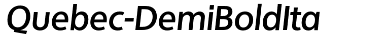 Quebec-DemiBoldIta