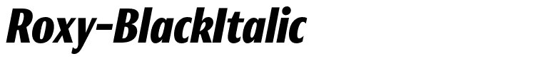 Roxy-BlackItalic