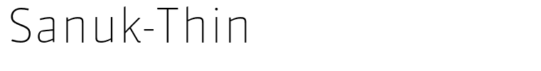 Sanuk-Thin