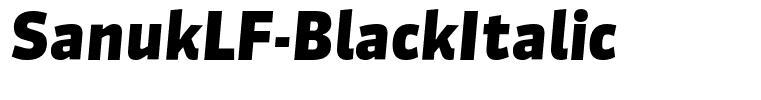 SanukLF-BlackItalic
