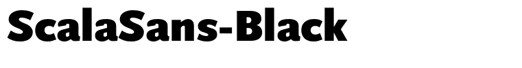 ScalaSans-Black