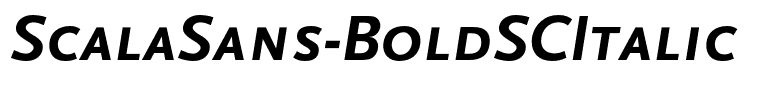 ScalaSans-BoldSCItalic