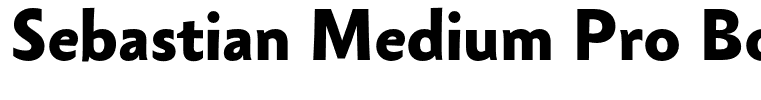 Sebastian Medium Pro Bold