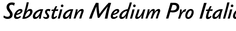 Sebastian Medium Pro Italic