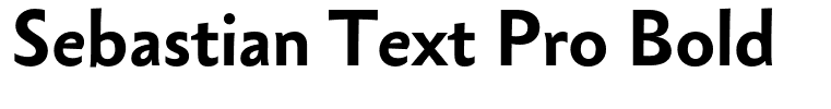 Sebastian Text Pro Bold