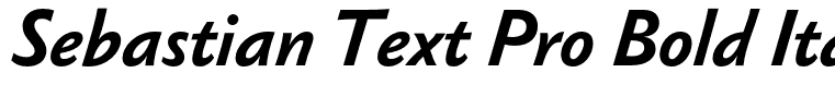 Sebastian Text Pro Bold Italic
