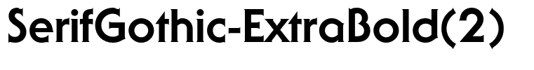 SerifGothic-ExtraBold(2)