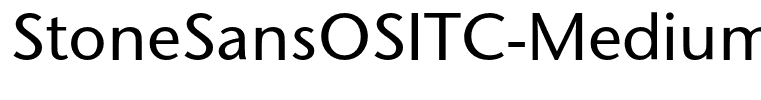 StoneSansOSITC-Medium