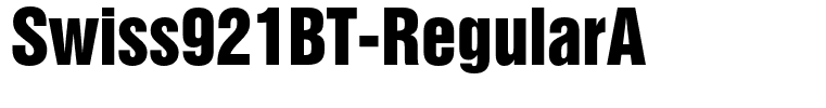 Swiss921BT-RegularA