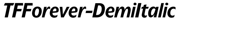 TFForever-DemiItalic