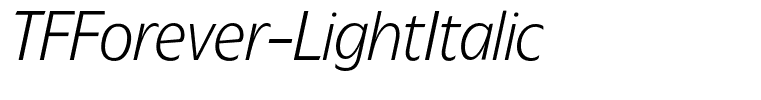 TFForever-LightItalic