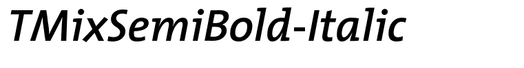 TMixSemiBold-Italic