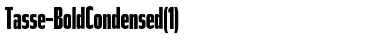 Tasse-BoldCondensed(1)