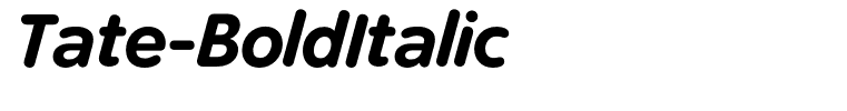 Tate-BoldItalic
