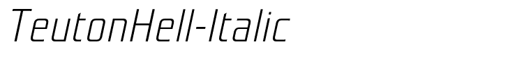 TeutonHell-Italic