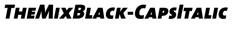 TheMixBlack-CapsItalic