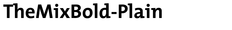 TheMixBold-Plain