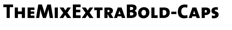TheMixExtraBold-Caps