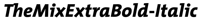 TheMixExtraBold-Italic